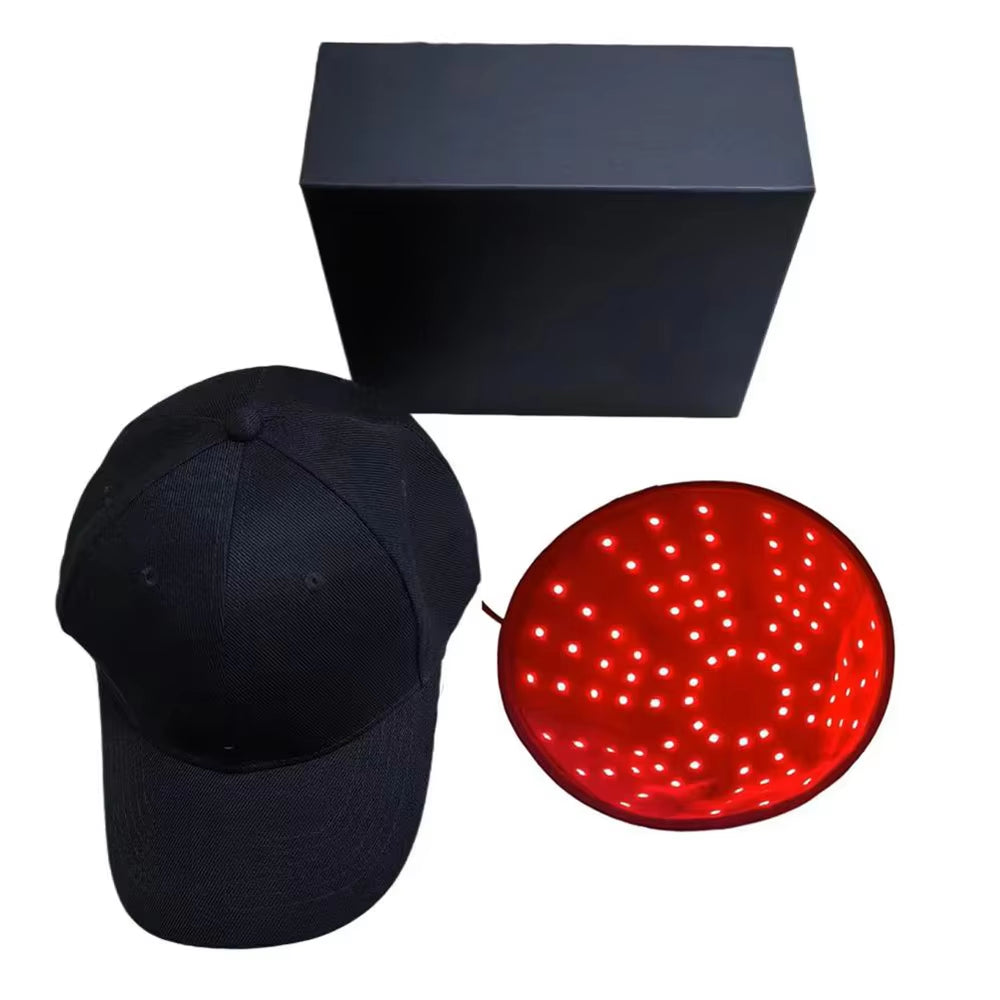 New 96Pcs Infrared Leds 660Nm&850Nm Red Light Therapy Hair Growth Cap for Hair Regrowth anti Hair Loss Relax Scalp Hair Care Hat