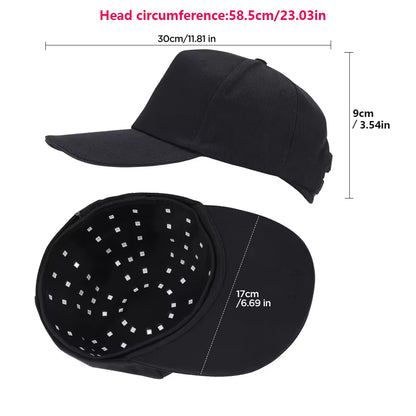 New 96Pcs Infrared Leds 660Nm&850Nm Red Light Therapy Hair Growth Cap for Hair Regrowth anti Hair Loss Relax Scalp Hair Care Hat